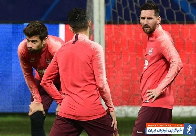 تمرین بارسلونا