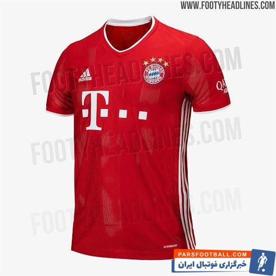 انتشار طرح پیراهن اول فصل آینده بایرن مونیخ توسط فوتی هدلاینز