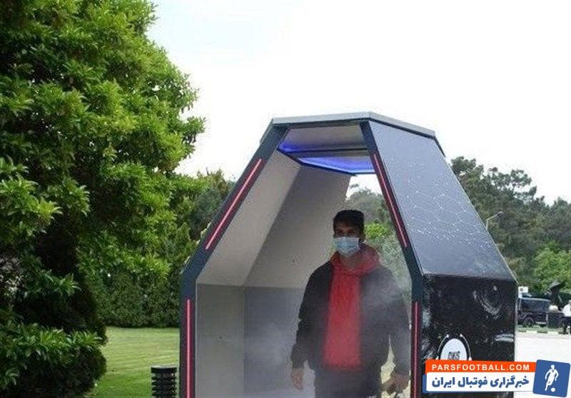 ساخت اتاقک های ضد عفونی توسط باشگاه بشیکتاش