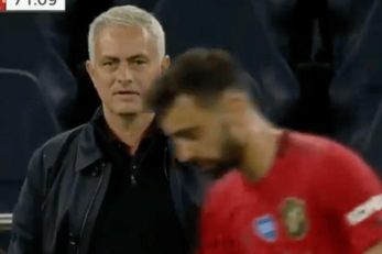 یکی از هواداران تاتنهام توئییت کرد:« مورینیو قصد دارد روی اعصاب برونو برود»،یک هوادار دیگر هم توئیت کرد:« درست دیدم؟ مورینیو به پرتغالی چیزی به برونو گفت؟»