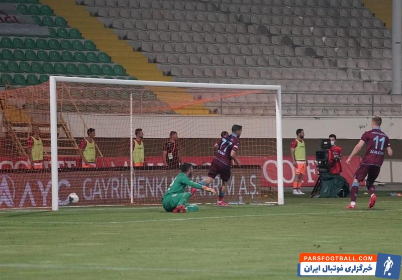 از دست رفتن پیروزی ترابزون اسپور در شب اخراج حسینی