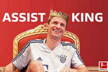 توماس مولر با درخشش خود در پیراهن بایرن مونیخ باعث شد تا در هفته سیام بوندس لیگا رکورد پاس گل در آلمان را بشکند.