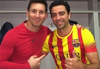 مسی-ژاوی-بارسلونا