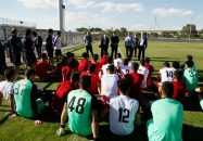 حضور محمدرضا زنوزی ، مالک باشگاه تراکتور در تمرین تیم + عکس