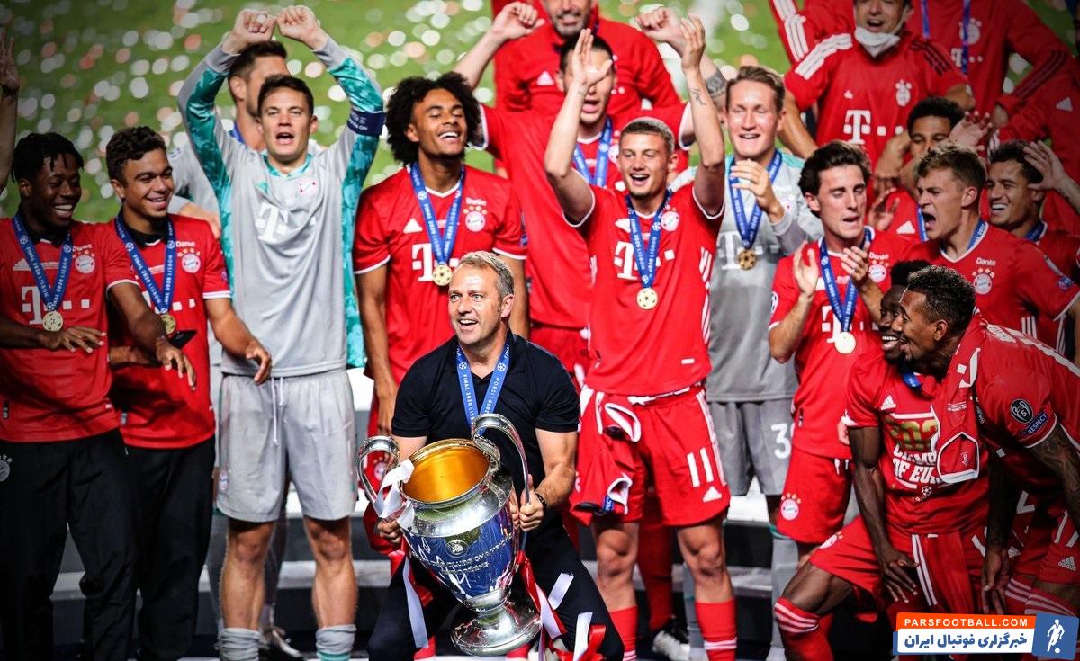 هانسی فلیک سرمربی آلمانی، موفق شد در این فصل با بایرن مونیخ ۳ گانه را کسب کند و تیمش را بعد از بوندسلیگا و جامحذفی در لیگ قهرمانان هم به جام رساند.