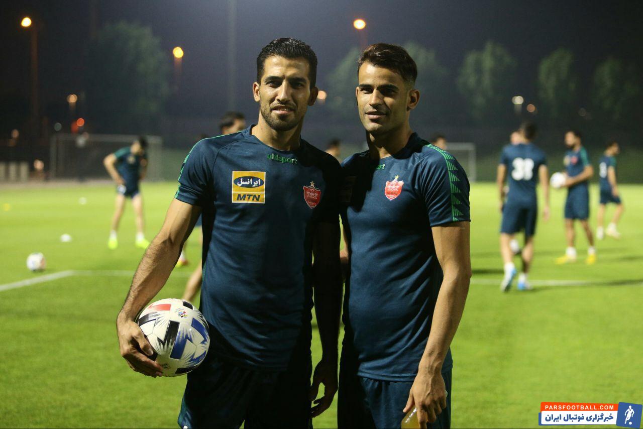 عیسی آل کثیر و وحید امیری ؛ زوج خط حمله پرسپولیس آماده آتش بازی!