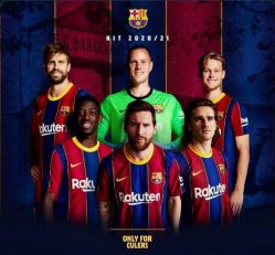 تبلیغ فروش پیراهن فصل ۲۰۲۱-۲۰۲۰ بارسلونا با حضور لیونل مسی باعث شده هواداران این تیم به ماندن کاپیتان امیدوار شوند.‌‌‌‌‌‌‌‌‌