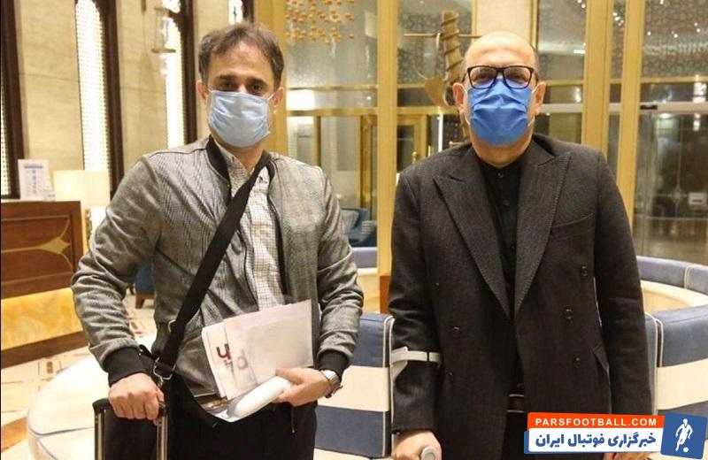 احمد سعادتمند به اردوی آبیپوشان در دوحه پیوست سعادتمند به دلیل مصدومیتی که هفته گذشته در دیدار فوتبال دچار آن شد با عصا به قطر رفت.