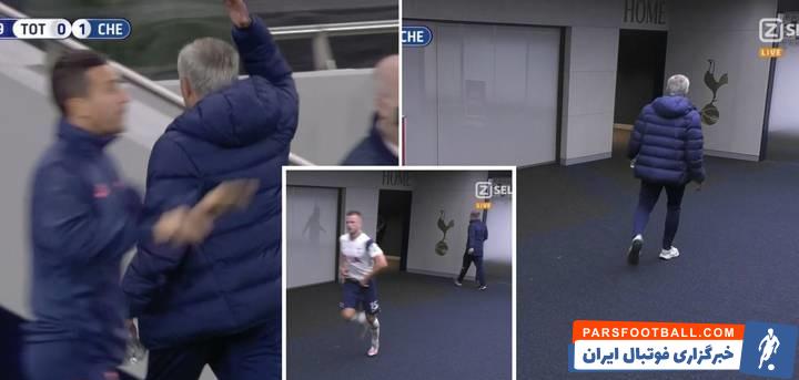 ژوزه مورینیو سرمربی تاتنهام نبردی پرحاشیه مقابل چلسی را پشت سر گذاشت، از جروبحث با فرانک لمپارد تا به دنبال اریک دایر به رختکن رفتن.