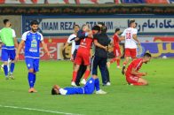 بازیکنان شکست خورده استقلال مقابل تراکتور در دیدار پایانی جام حذفی