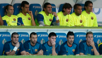 لیونل مسی و نیمکت نشینی در بارسلونا