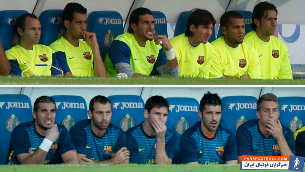 لیونل مسی و نیمکت نشینی در بارسلونا