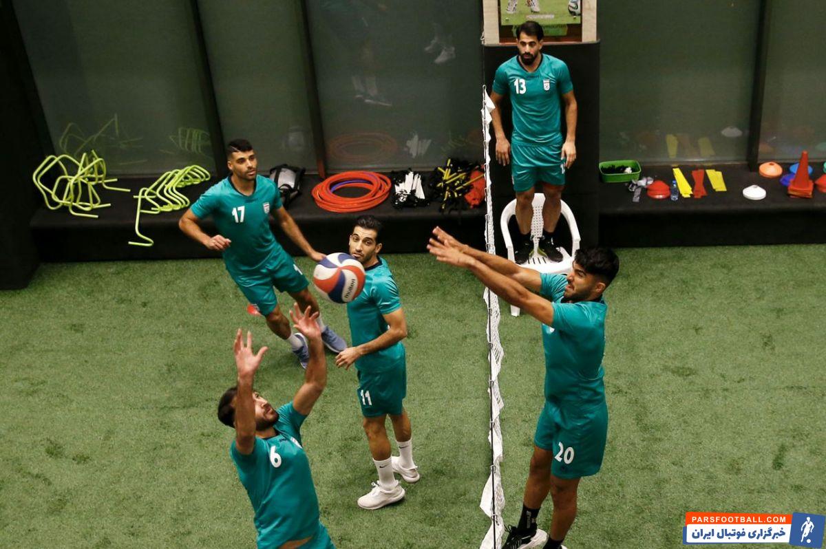 در تمرین روز گذشته تیم ملی ایران کنعانیزادگان و لژیونر که تازه به اردوی تیم ملی اضافع شده اند در ساختمان پک به ریکاوری مشغول شدند.