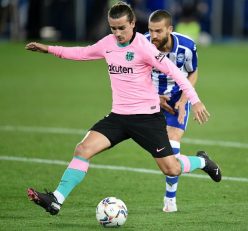 آنتوان گریزمان ستاره فرانسوی بارسا بالاخره در ششمین بازی بارسا در لالیگا موفق به گلزنی شد.