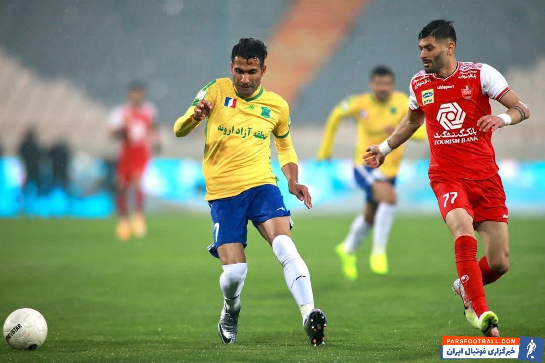 پرسپولیس و صنعت نفت آبادان در لیگ برتر بیستم