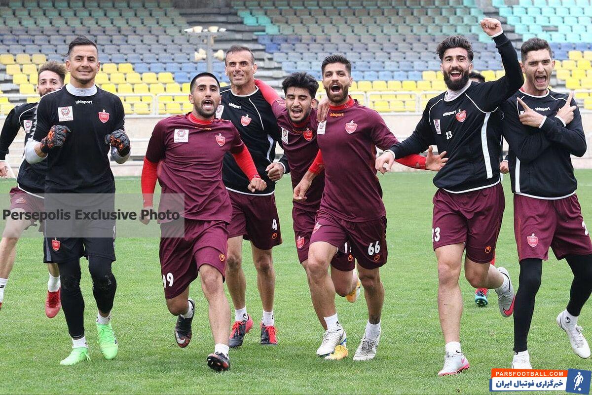 تمرینات پرسپولیس با حضور محمد انصاری