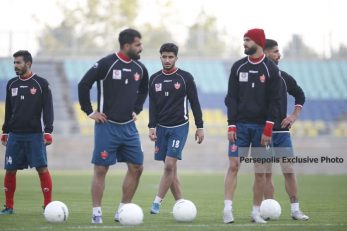 تمرین پرسپولیس با حضور ابراهیم شکوری