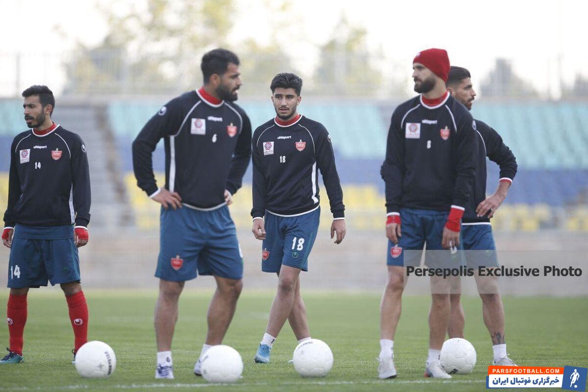 تمرین پرسپولیس با حضور ابراهیم شکوری