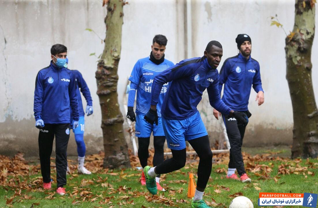 مصدومیت شیخ دیاباته در تمرین استقلال