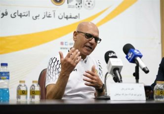 علیرضا مرزبان در نشست خبری پس از بازی سپاهان و تراکتور