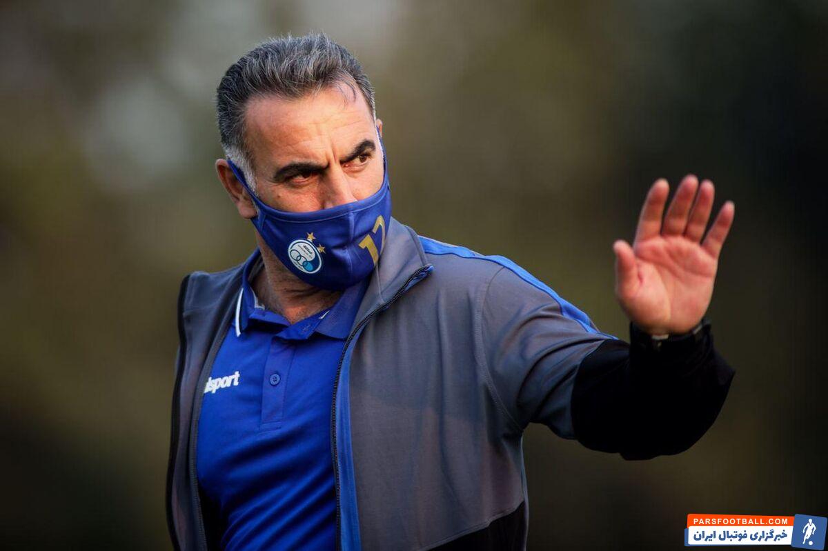محمود فکری سرمربی استقلال و قول قهرمانی به هواداران