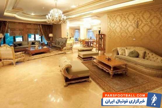 3 عکس از دکوراسیون شاهانه خانه علی دایی