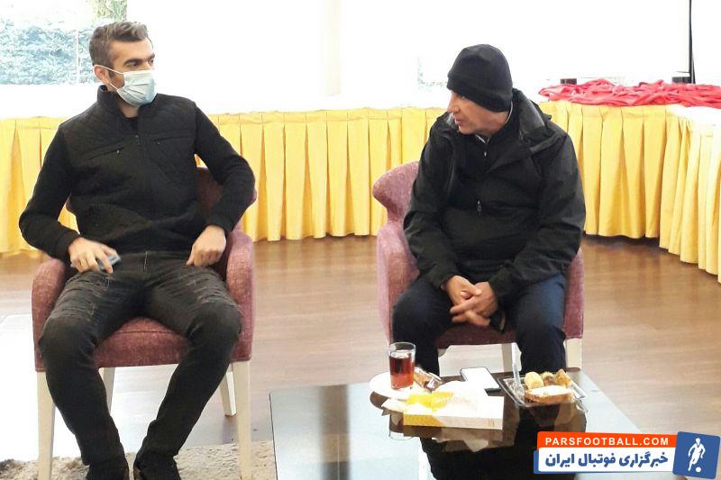 مجتبی جباری و امیر قلعه نویی