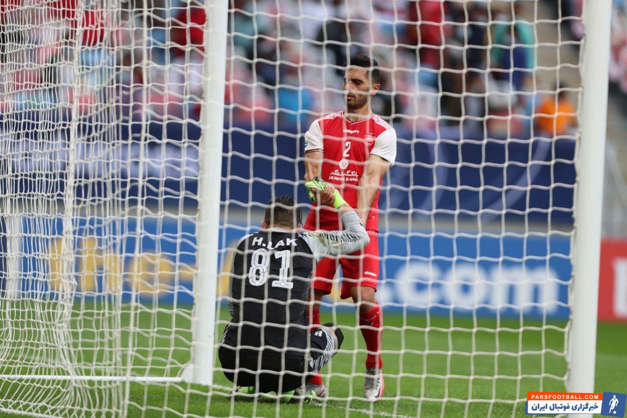 ضربه پنالتی دشمن اصلی حامد لک در پرسپولیس و فینال آسیا