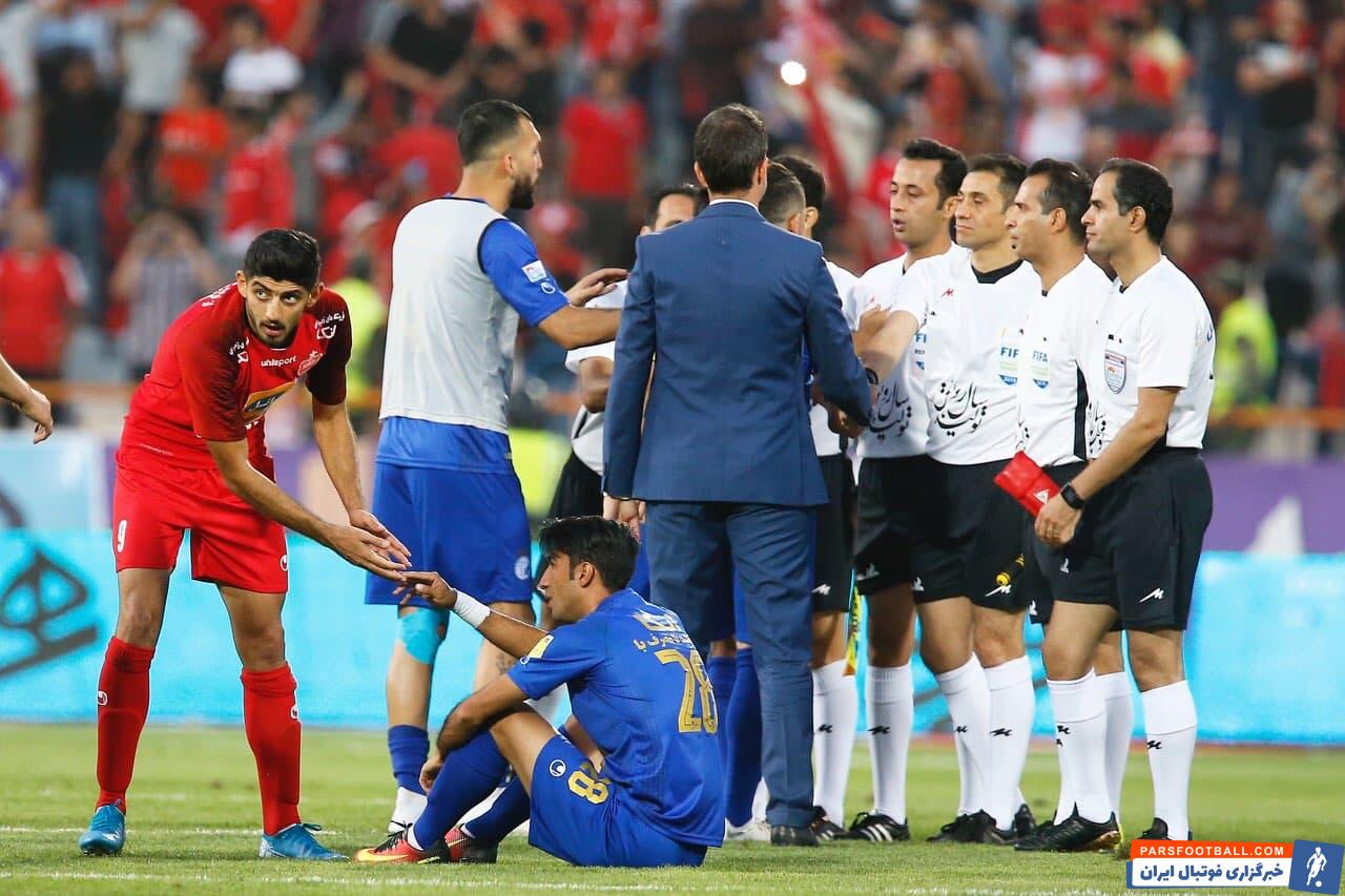 موعود بنیادی فر داور بازی پرسپولیس و نساجی از لیگ برتر بیستم