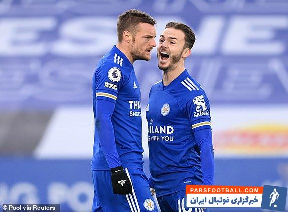 جیمی واردی ، ستاره انگلیسی و باتجربه لسترسیتی موفق شد تیمش را از شکست مقابل منچستریونایتد نجات دهد.