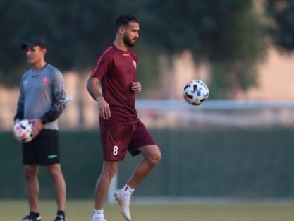 احمد نوراللهی در تمرین پرسپولیس