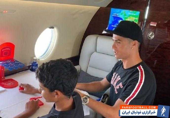 کریستیانو رونالدو و جت اختصاصی و لوکس او