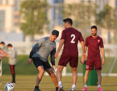 یحیی گل محمدی در نمرینات پرسپولیس