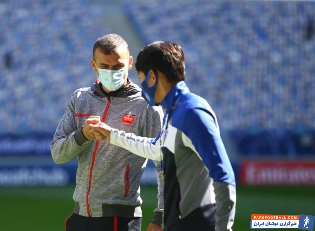 افتخار سید جلال حسینی کاپیتان پرسپولیس در فینال آسیا