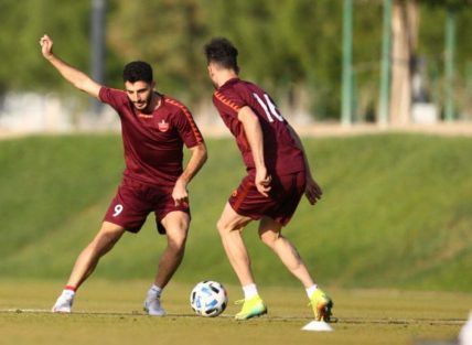 آخرین تمرین پرسپولیس در قطر