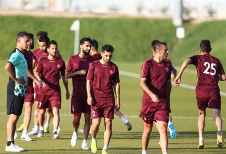 پرسپولیس و تمرین در قطر