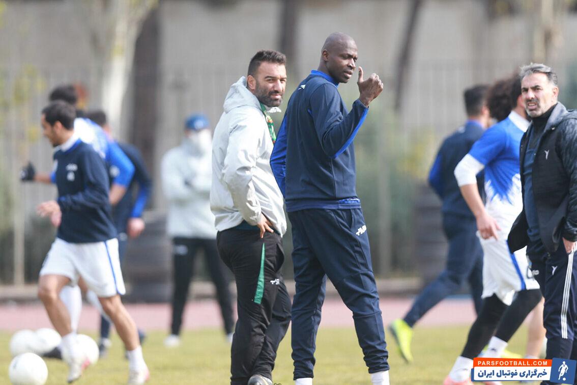 تمرین استقلال تهران زیر نظر محمود فکری