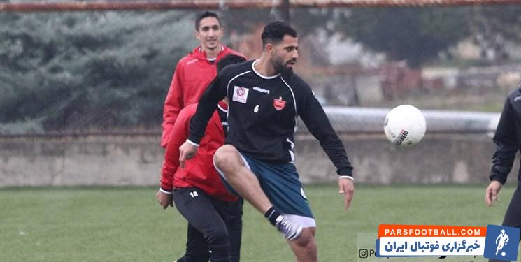 آخرین تمرین پرسپولیس قبل از بازی با نساجی