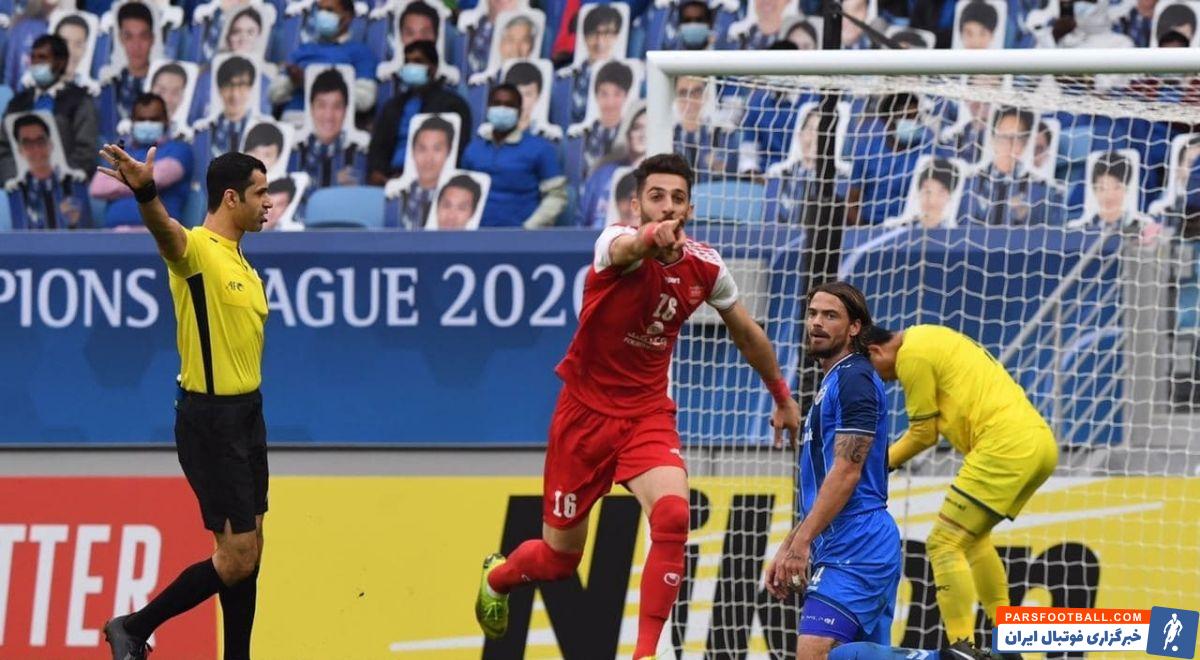 شادی گل مهدی عبدی اما فقط یک دقیقه دوام داشت و پرسپولیس در نیمه دوم هم دوباره یک پنالتی مفت داد تا نهایتا تیم کرهای قهرمان آسیا شود.