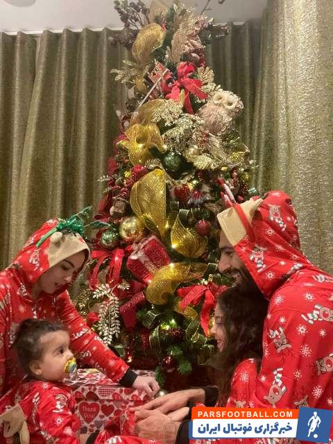 محمد صلاح در جشن کریسمس