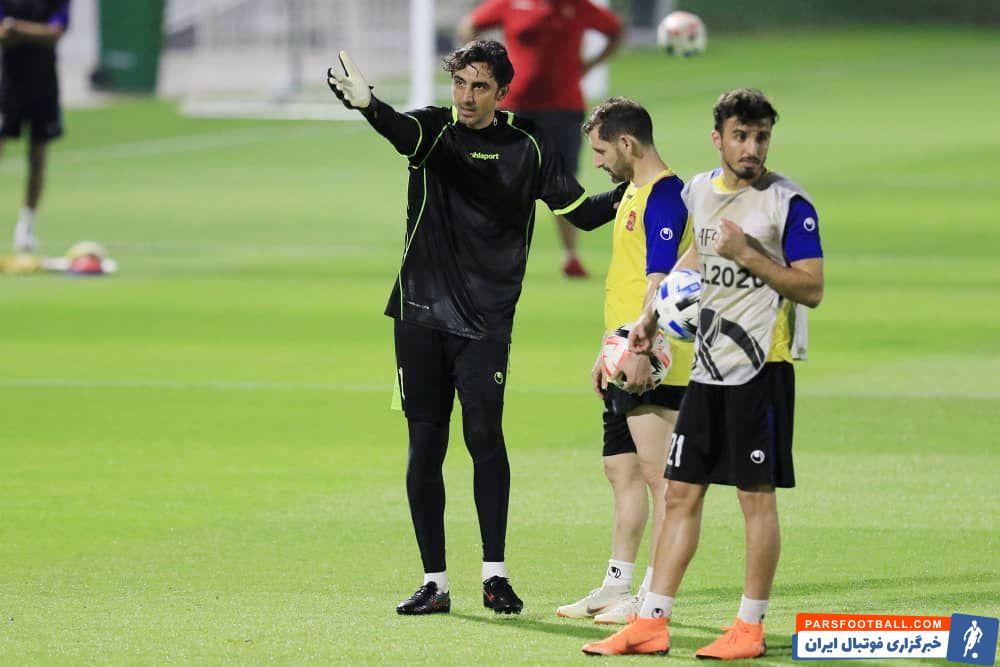 تقابل مهدی رحمتی با بختیاری زاده در بازی شهر خودرو و نساجی