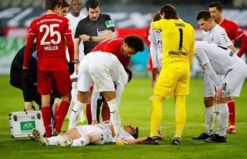 بیهوشی ماتیاس گینتر در بازی بایرن مونیخ و مونشن گلادباخ