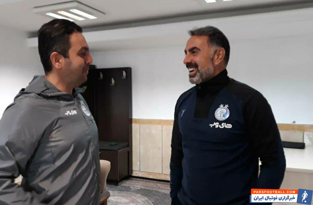 مربی بدنساز جدید در تمرین استقلال