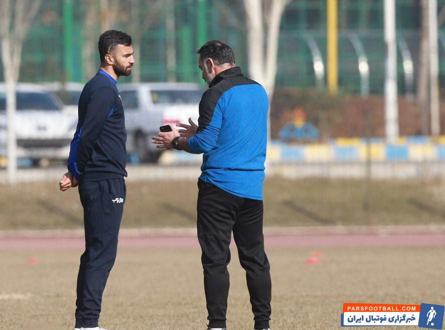 تمرین استقلال و جلسه خصوصی محمود فکری با ارسلان مطهری