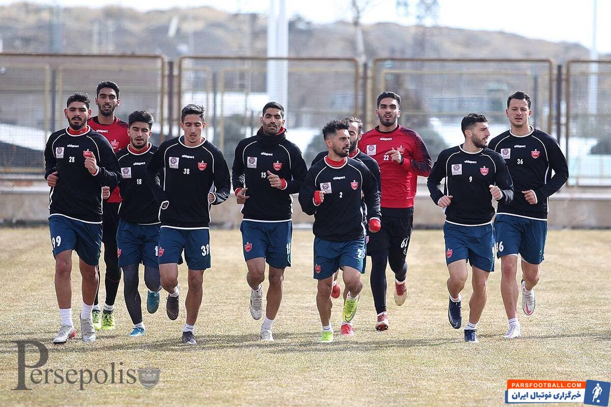 تمرین امروز بازیکنان پرسپولیس