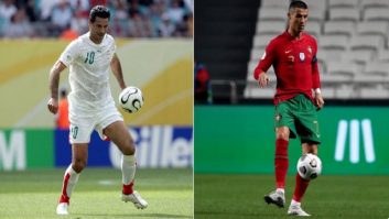 رقابت جدید علی دایی و کریستیانو رونالدو