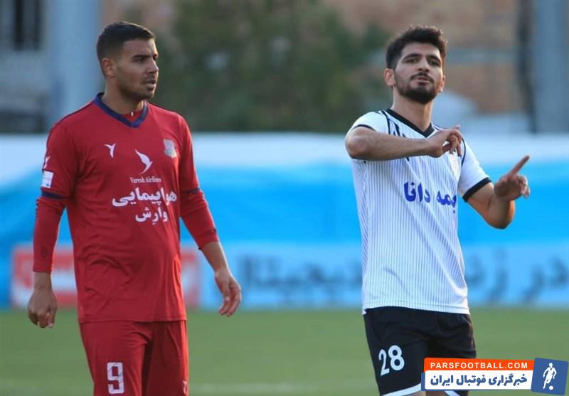 نیما انتظاری و مصدوم گردن ستاره آبی های تهران