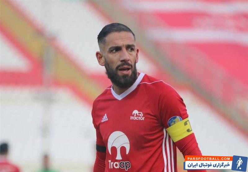 غیبت احتمالی اشکان دژاگه در بازی تراکتور و استقلال