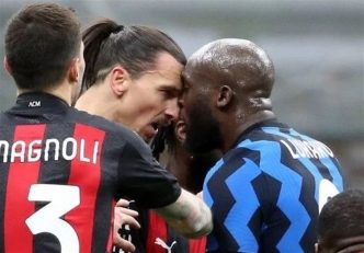 درگیری لفظی زلاتان و لوکاکو در دربی میلان و اینتر