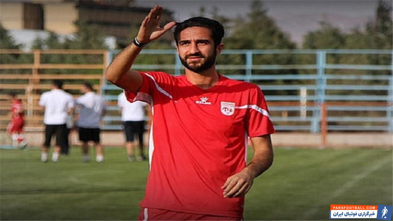 مصدمیت شدید هادی محمدی مدافع تراکتور مقابل استقلال